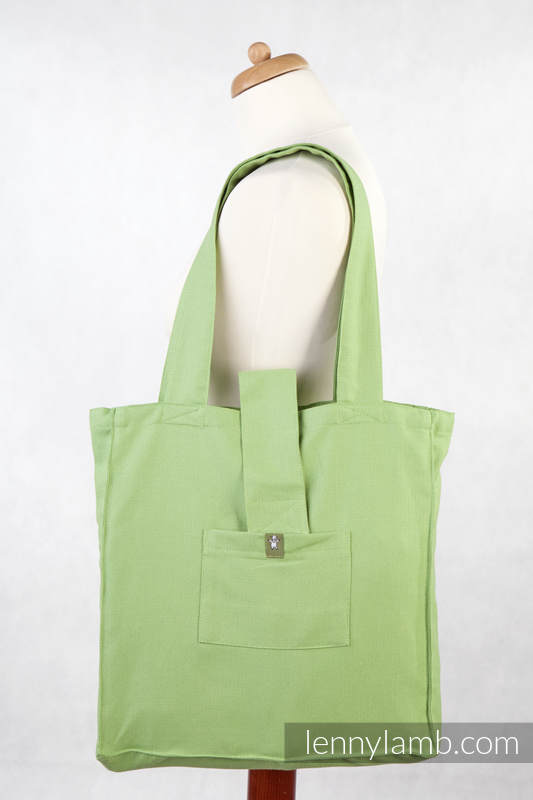 Shoulder bag made of wrap fabric (100% cotton) - GREEN DIAMOND - standard size 37cmx37cm #babywearing