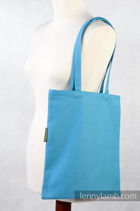 Shopping bag made of wrap fabric (100% cotton) - DIAMOND TURQUOISE  #babywearing