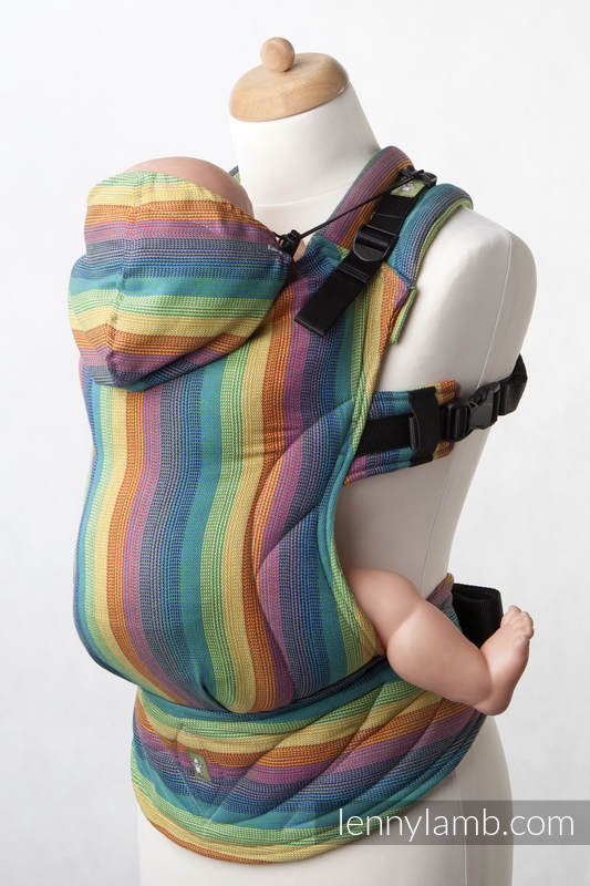 Nosidełko Ergonomiczne z tkaniny skośnokrzyżowej 100% bawełna , Toddler Size, GAJA (drugi gatunek) #babywearing