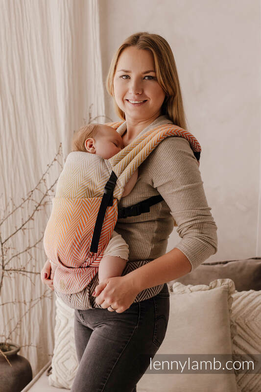 Nosidełko LennyLight, splot żakardowy, 100% bawełna , rozmiar standard - NOVA - DUŻA JODEŁKA ŁUCJA #babywearing