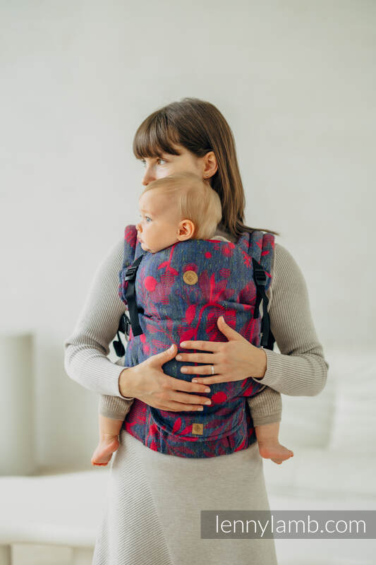 LennyLight Tragehilfe, Größe Standard, Jacquardwebung (45% Tussahseide, 32% Gekämmte Baumwolle, 16% Merinowolle, 5% Seide, 2% Kaschmir) - EXPERIMENT no. 29 #babywearing