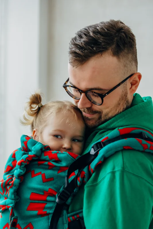 LennyPreschool Carrier, Preschool Size, jacquard weave (74% merino wool, 26% combed cotton) - EXPERIMENT no. 28 #babywearing