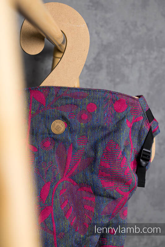 Porte-bébé LennyPreschool, taille preschool, jacquard, (45% soie tussah, 32% coton peigné, 16% laine mérinos, 5% soie, 2% cachemire) - EXPERIMENT no. 29 #babywearing