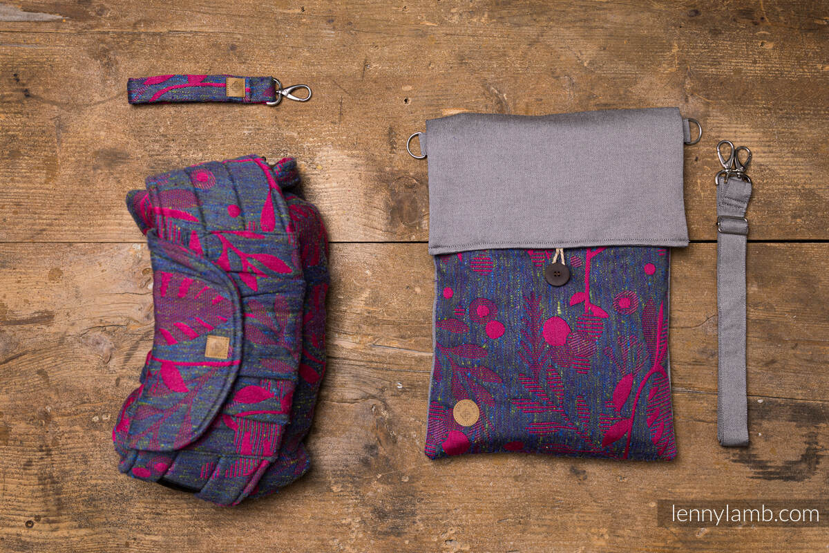 Mochila LennyPreschool, talla preschool, tejido jaqurad (45% seda tusor, 32% algodón peinado, 16% lana merino, 5% seda, 2% cachemira) - EXPERIMENT no. 29 #babywearing