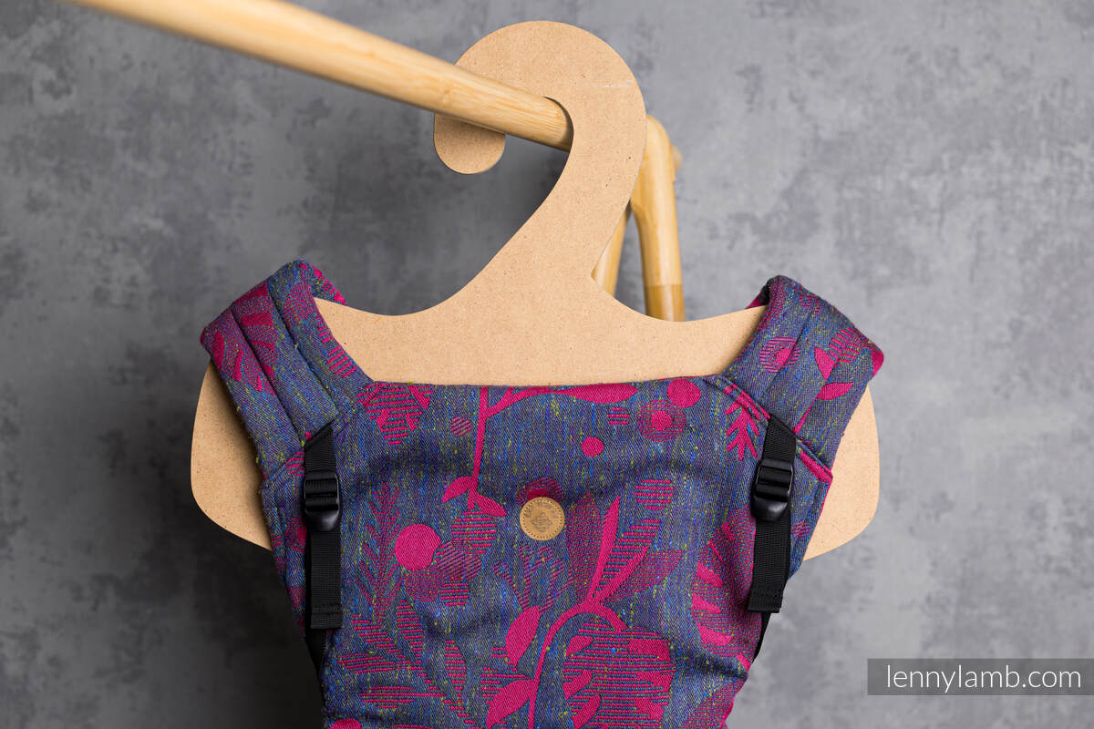 LennyLight Tragehilfe, Größe Standard, Jacquardwebung (45% Tussahseide, 32% Gekämmte Baumwolle, 16% Merinowolle, 5% Seide, 2% Kaschmir) - EXPERIMENT no. 29 #babywearing