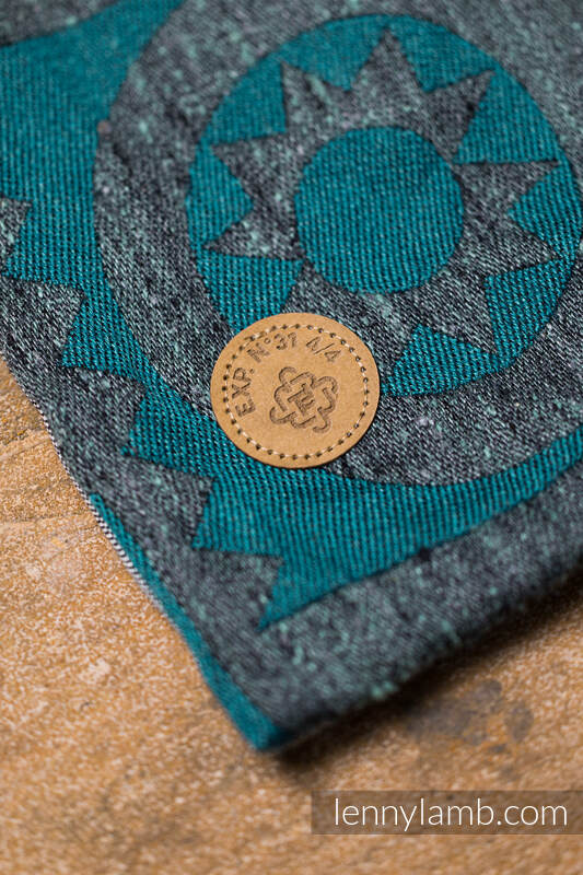 Porte-bébé LennyPreschool, taille preschool, jacquard, (45% soie tussah, 32% coton peigné, 16% laine mérinos, 5% soie, 2% cachemire) - EXPERIMENT no. 31 #babywearing