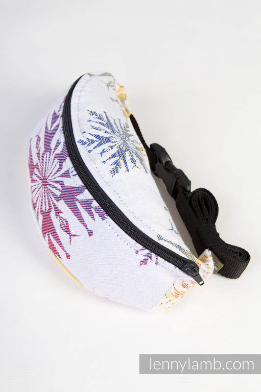Waist Bag made of woven fabric, (100% cotton) - WINTER DREAM (Reverse) #babywearing