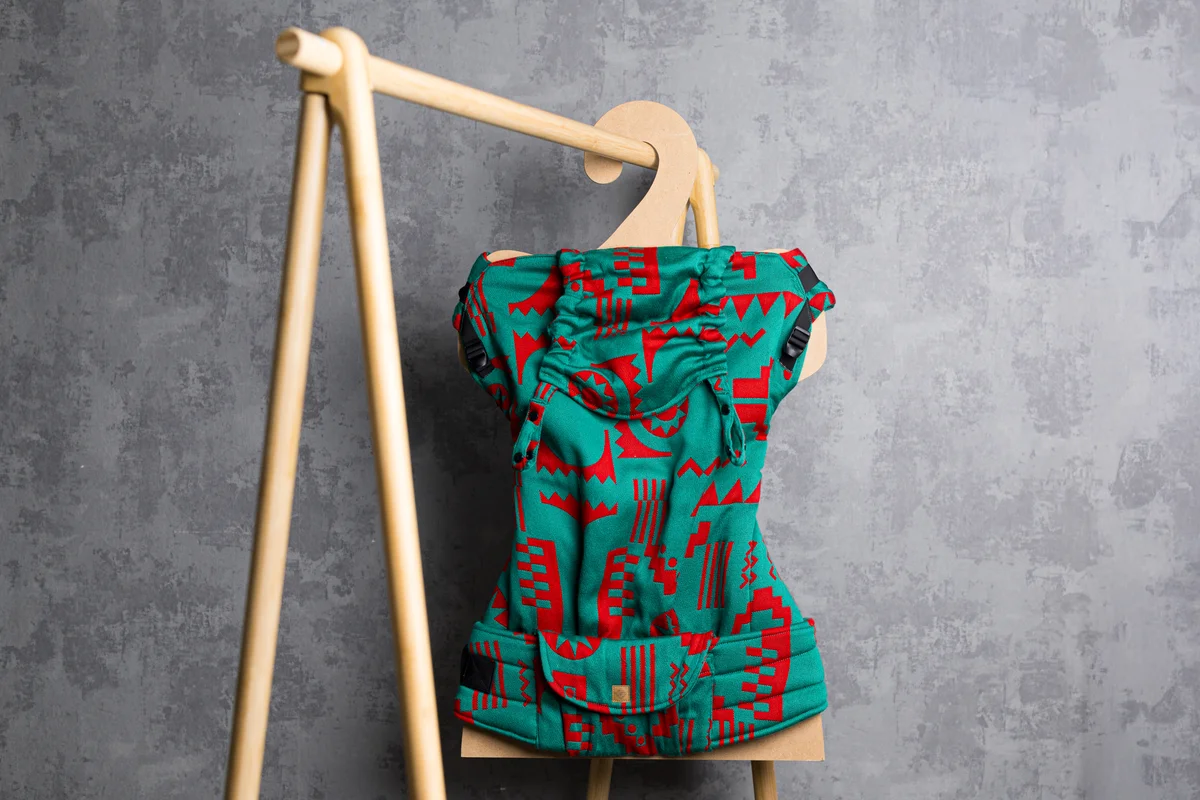 LennyPreschool Carrier, Preschool Size, jacquard weave (74% merino wool, 26% combed cotton) - EXPERIMENT no. 28 #babywearing