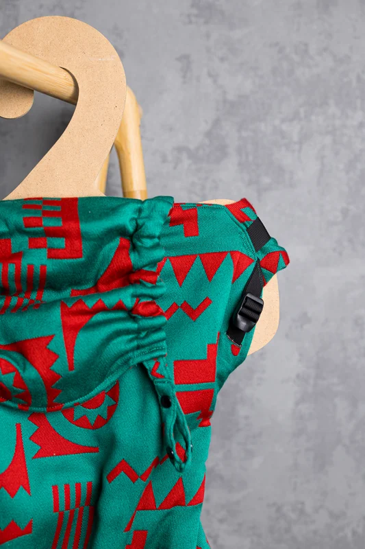 LennyPreschool Carrier, Preschool Size, jacquard weave (74% merino wool, 26% combed cotton) - EXPERIMENT no. 28 #babywearing