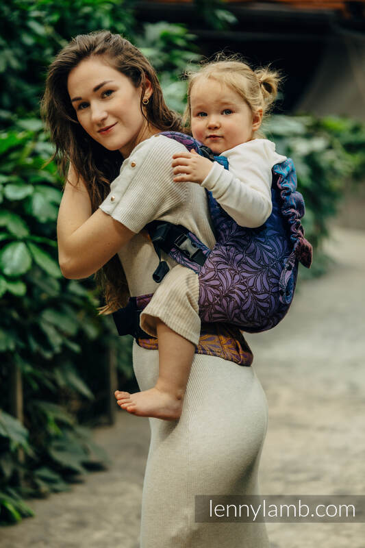 Porte-bébé LennyPreschool, taille preschool, jacquard, 100% coton - INFINITY - ROLLER #babywearing