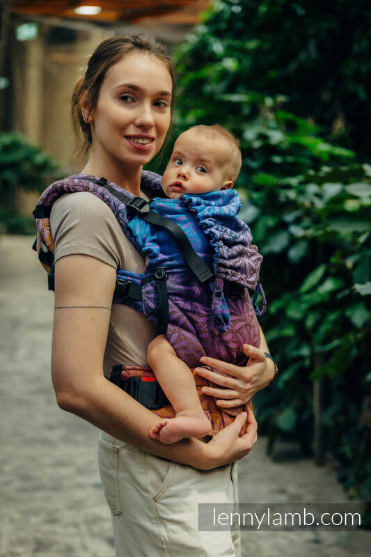 LennyUpGrade Tragehilfe, Größe Standard, Jacquardwebung, 100% Baumwolle - INFINITY - ROLLER #babywearing