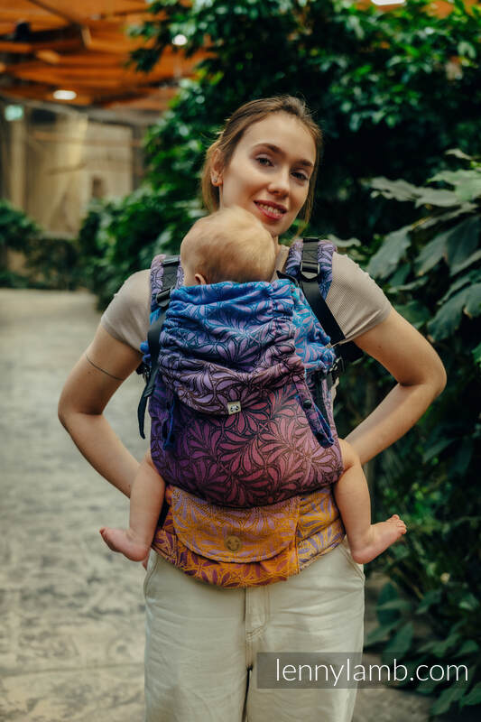 LennyUpGrade Tragehilfe, Größe Standard, Jacquardwebung, 100% Baumwolle - INFINITY - ROLLER #babywearing