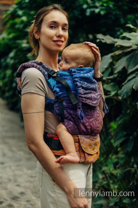 LennyUpGrade Tragehilfe, Größe Standard, Jacquardwebung, 100% Baumwolle - INFINITY - ROLLER #babywearing