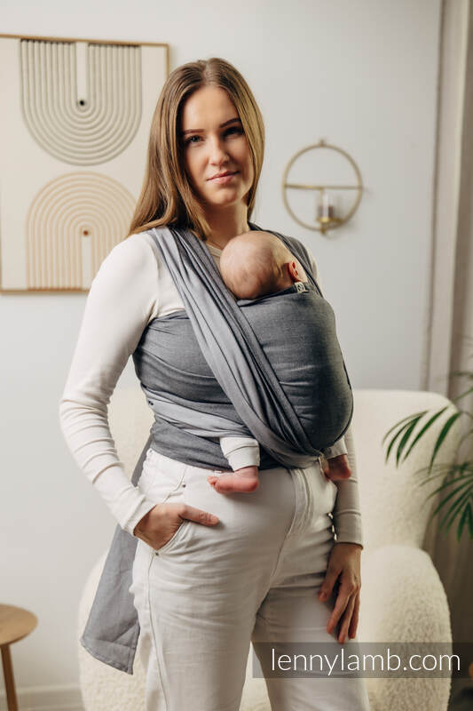 Écharpe de la gamme de base - HOWLITE, sergé brisé, 100 % coton, taille M #babywearing