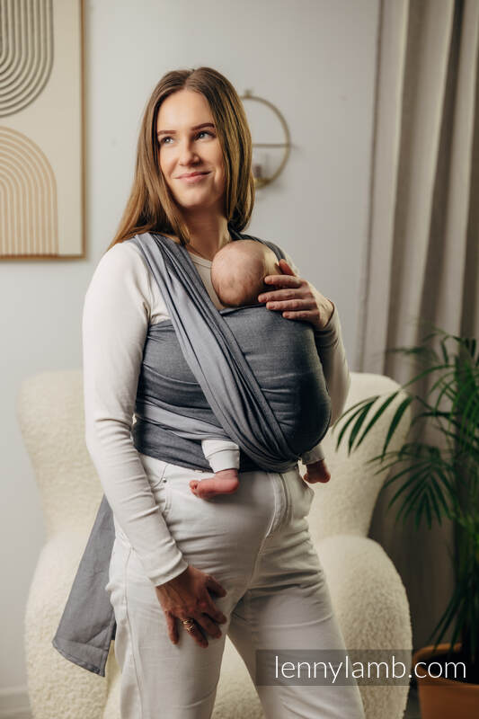 Écharpe de la gamme de base - HOWLITE, sergé brisé, 100 % coton, taille XS (seconda scelta) #babywearing