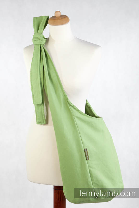 Hobo Bag made of woven fabric, 100% cotton - DIAMOND GREEN #babywearing