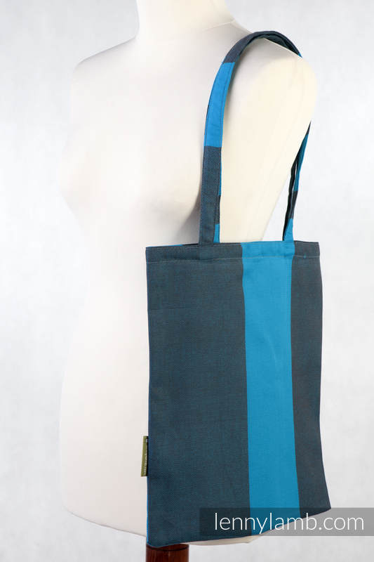 Shopping bag made of wrap fabric (100% cotton) - OCEAN DEPTH  #babywearing