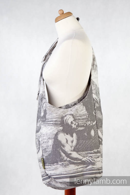 Hobo Bag made of woven fabric, 100% cotton  - POSEIDON #babywearing