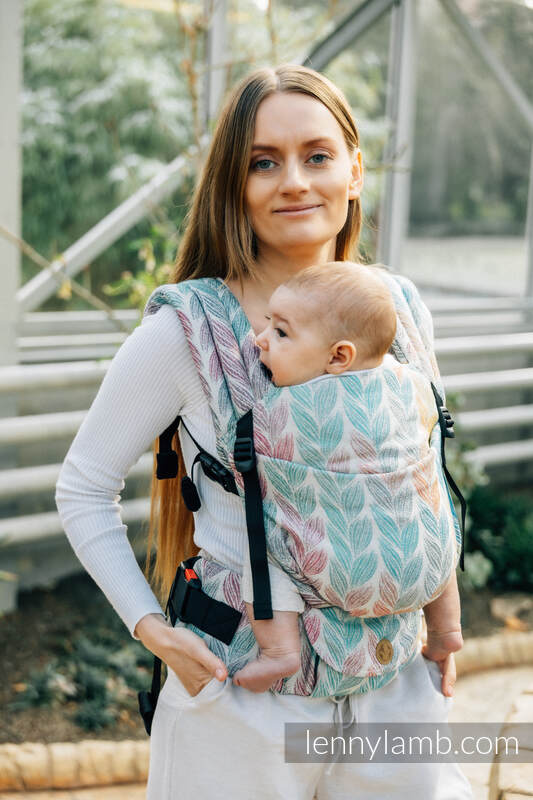 LennyLight Carrier, Standard Size, jacquard weave 100% cotton - TANGLED - PLAIT #babywearing