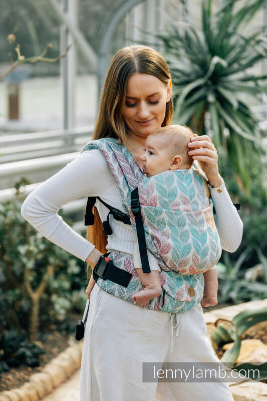 LennyLight Carrier, Standard Size, jacquard weave 100% cotton - TANGLED - PLAIT #babywearing