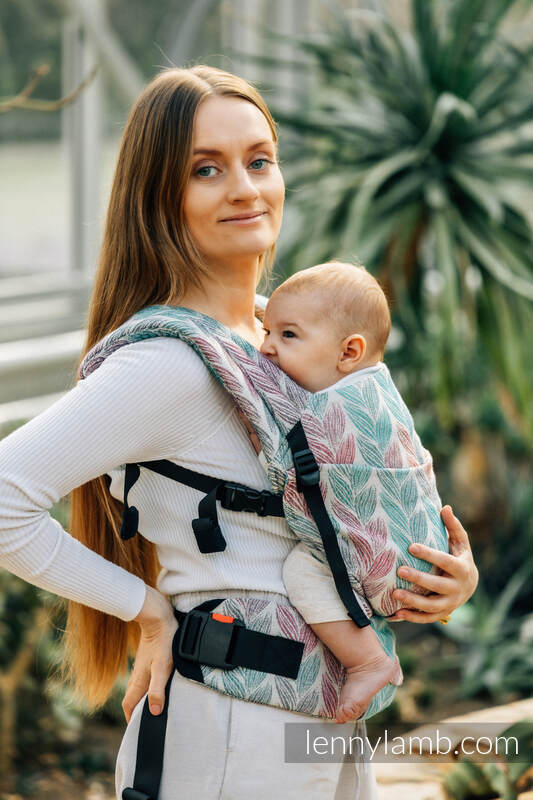 LennyLight Carrier, Standard Size, jacquard weave 100% cotton - TANGLED - PLAIT #babywearing