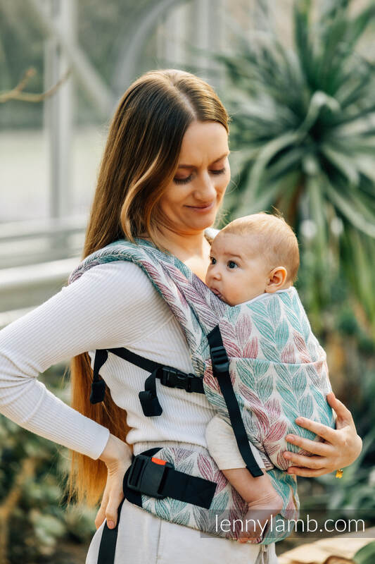 LennyLight Carrier, Standard Size, jacquard weave 100% cotton - TANGLED - PLAIT #babywearing