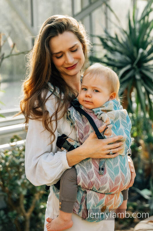 LennyUpGrade Carrier, Standard Size, jacquard weave 100% cotton - TANGLED - PLAIT #babywearing