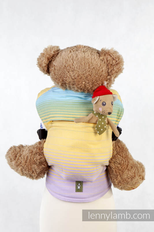 Nosidełko dla lalek z tkaniny chustowej, 100% bawełna - JUBELEE LUSH #babywearing