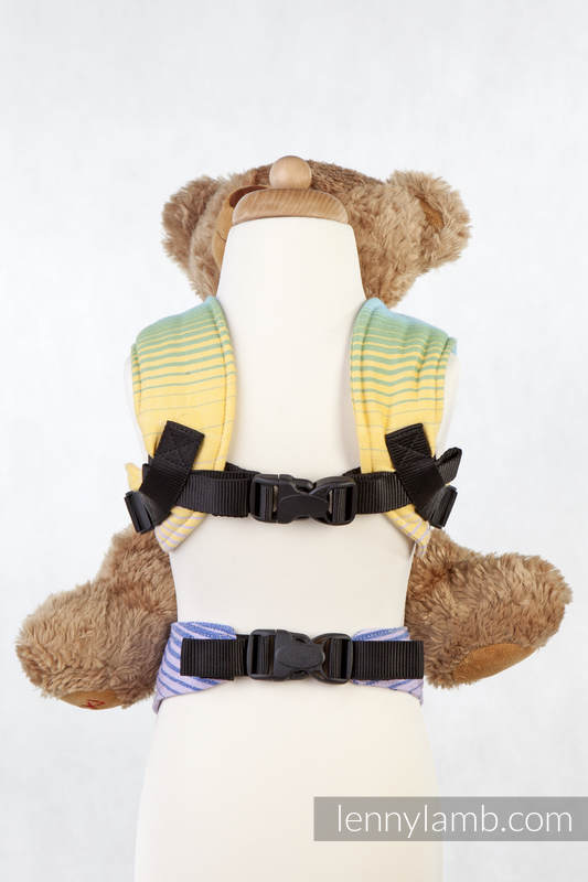 Nosidełko dla lalek z tkaniny chustowej, 100% bawełna - JUBELEE LUSH #babywearing