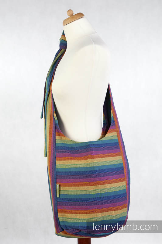 Hobo Bag made of woven fabric, 100% cotton - PARADISO COTTON #babywearing