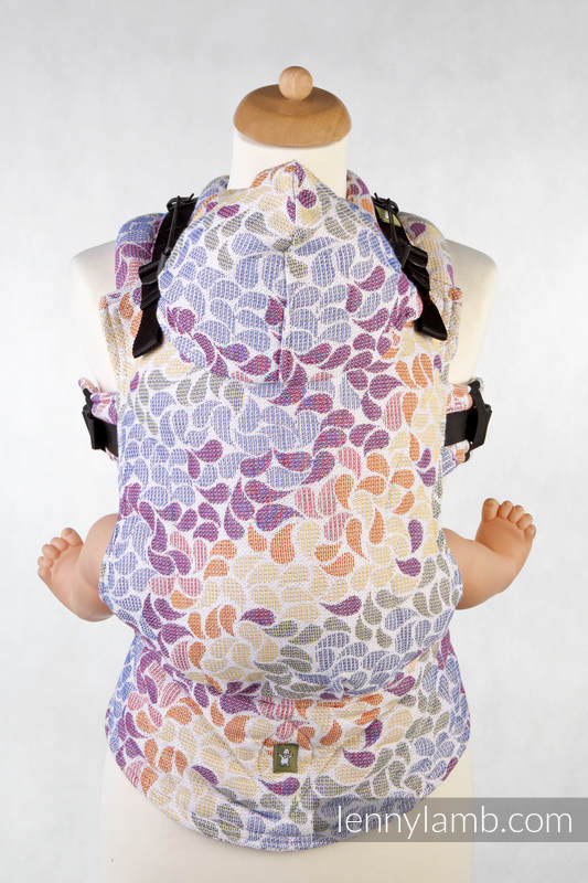 Ergonomic Carrier, Toddler Size, jacquard weave 100% cotton - COLORS OF LIFE - Second Generation #babywearing