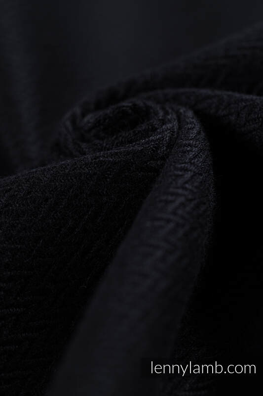 LennyHybrid - porta-bebé de meia fivela, Tamanho Padrão, LITTLE HERRINGBONE - EBONY BLACK  #babywearing