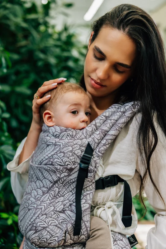 LennyLight Carrier, Standard Size, jacquard weave, 100% bamboo viscose - WILD SOUL - GAJUSZ #babywearing