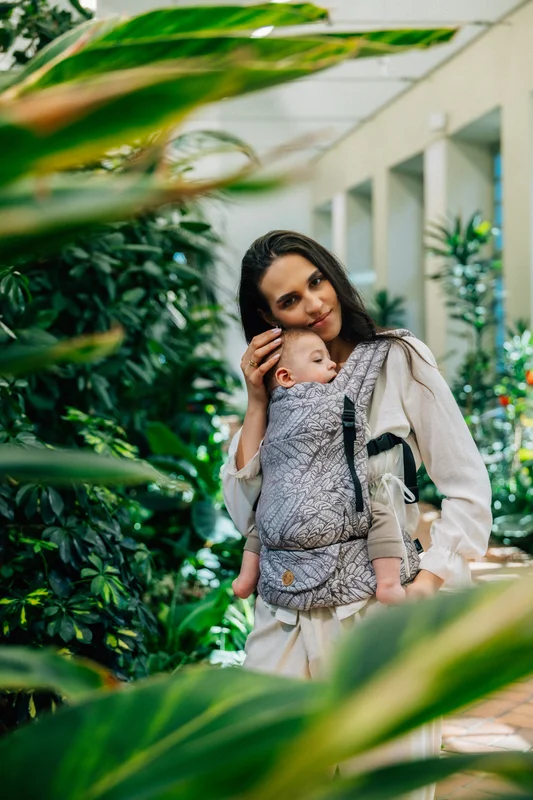 LennyLight Carrier, Standard Size, jacquard weave, 100% bamboo viscose - WILD SOUL - GAJUSZ #babywearing