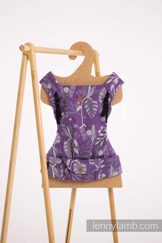 LennyLight Carrier, Standard Size, jacquard weave (39% merino wool, 28% combed cotton, 23% linen, 10% tussah silk) - EXPERIMENT no. 35 #babywearing