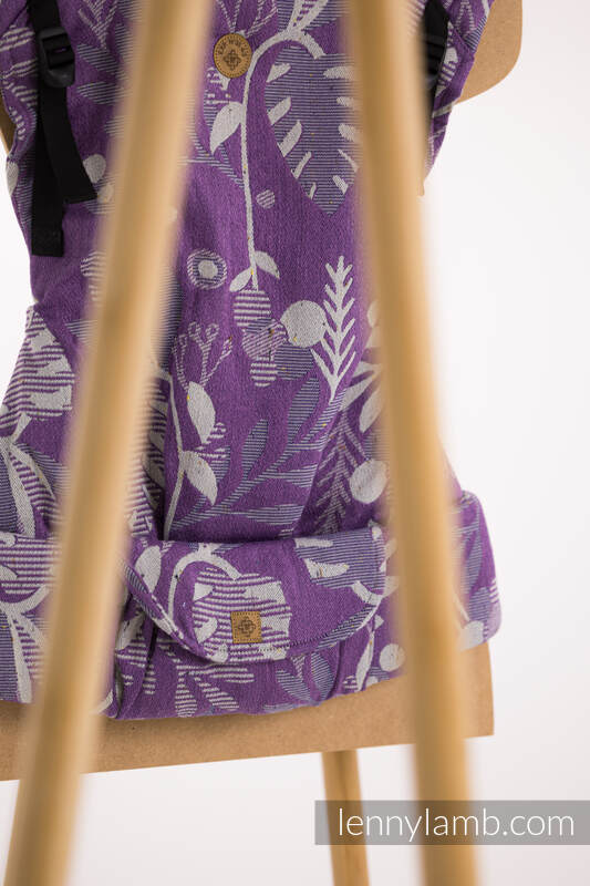 LennyLight Carrier, Standard Size, jacquard weave (39% merino wool, 28% combed cotton, 23% linen, 10% tussah silk) - EXPERIMENT no. 35 #babywearing