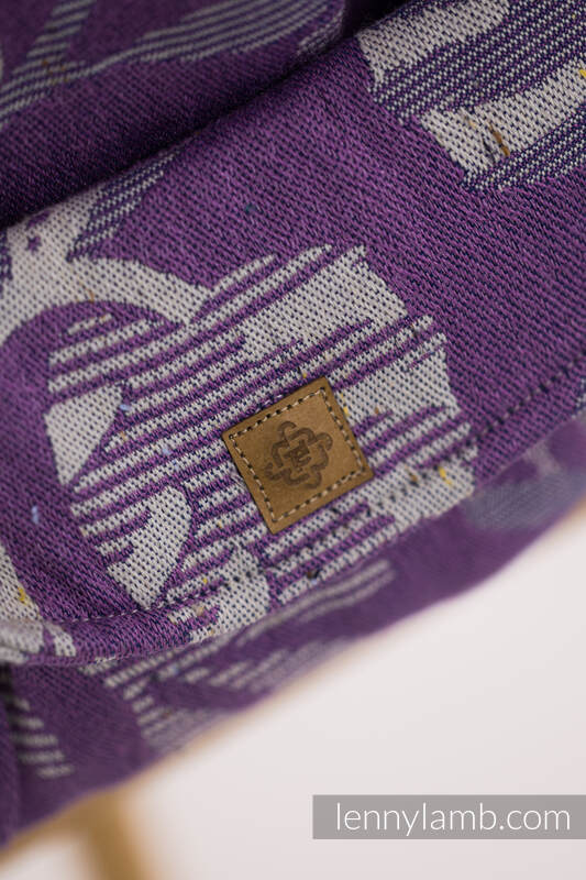 LennyLight Carrier, Standard Size, jacquard weave (39% merino wool, 28% combed cotton, 23% linen, 10% tussah silk) - EXPERIMENT no. 35 #babywearing