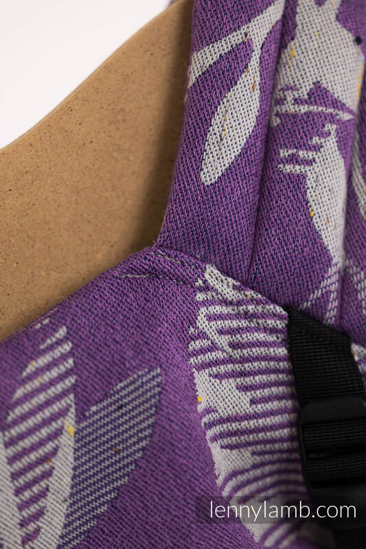 LennyLight Carrier, Standard Size, jacquard weave (39% merino wool, 28% combed cotton, 23% linen, 10% tussah silk) - EXPERIMENT no. 35 #babywearing
