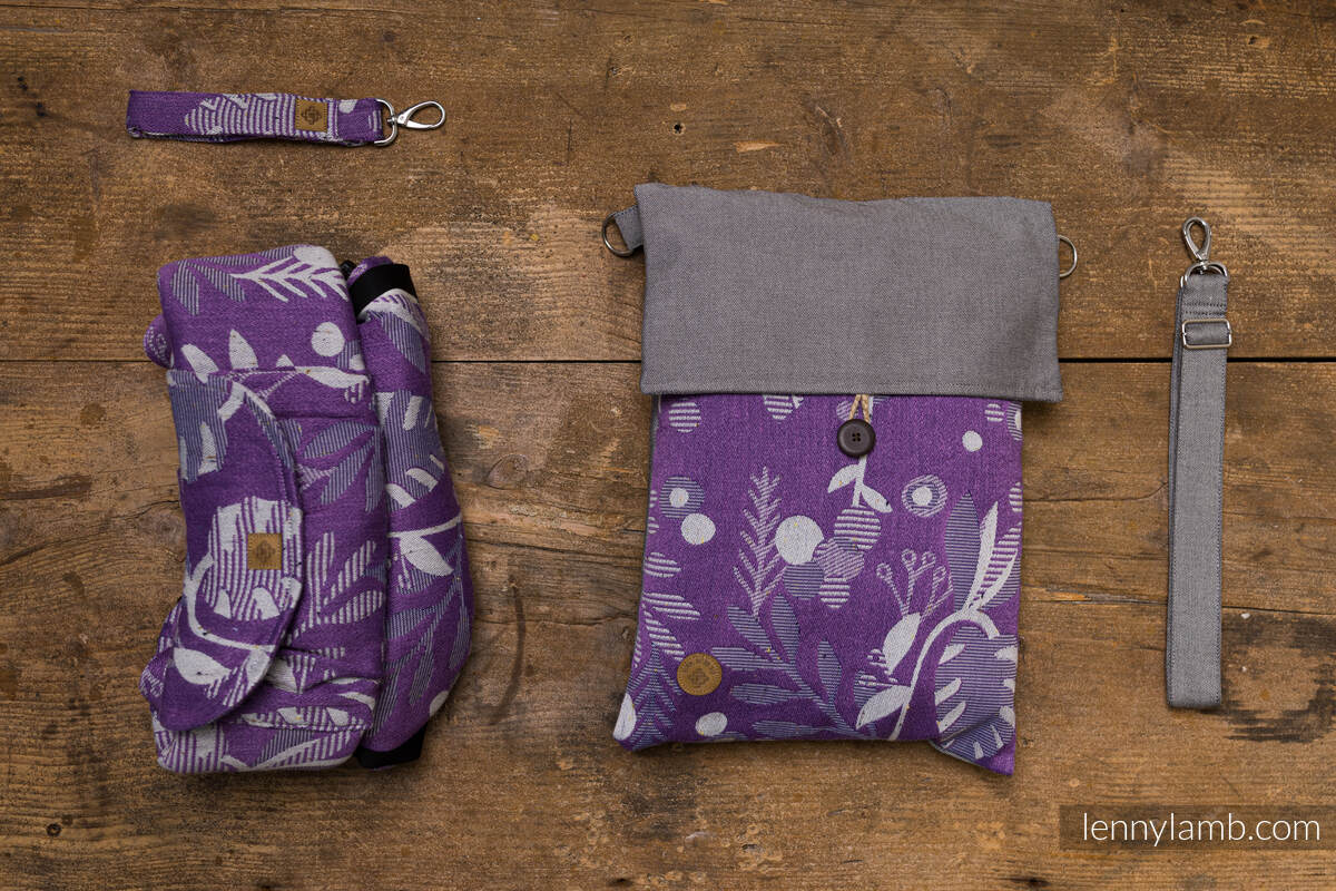 LennyLight Carrier, Standard Size, jacquard weave (39% merino wool, 28% combed cotton, 23% linen, 10% tussah silk) - EXPERIMENT no. 35 #babywearing