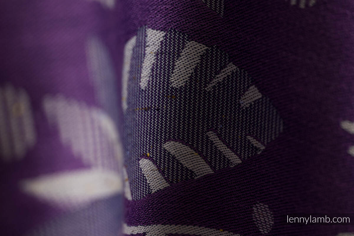 Ring Sling, Jacquard Weave (39% merino wool, 28% combed cotton, 23% linen, 10% tussah silk) with gathered shoulder - EXPERIMENT no. 35 - standard 1.8m #babywearing