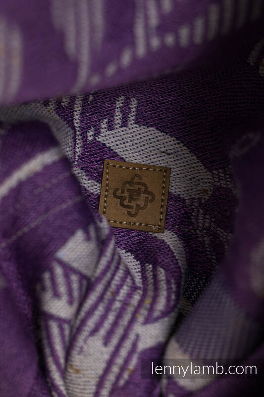 Ring Sling, Jacquard Weave (39% merino wool, 28% combed cotton, 23% linen, 10% tussah silk) with gathered shoulder - EXPERIMENT no. 35 - standard 1.8m #babywearing