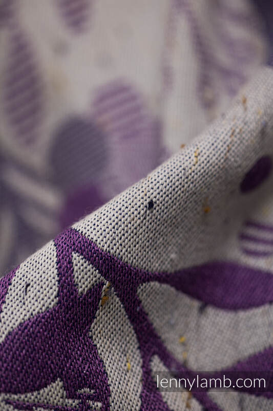 Ring Sling, Jacquard Weave (39% merino wool, 28% combed cotton, 23% linen, 10% tussah silk) with gathered shoulder - EXPERIMENT no. 35 - standard 1.8m #babywearing