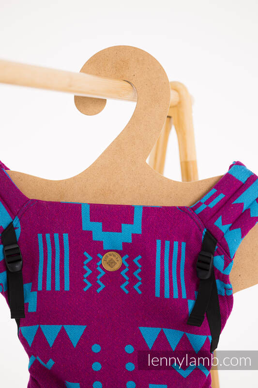LennyLight Tragehilfe, Größe Standard, Jacquardwebung (56% Merinowolle, 27% Gekämmte Baumwolle, 17% Noilseide) - EXPERIMENT no. 36  #babywearing