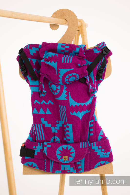 LennyPreschool Tragehilfe, Größe Preschool, Jacquardwebung (56% Merinowolle, 27% Gekämmte Baumwolle, 17% Noilseide) - EXPERIMENT no. 36  #babywearing