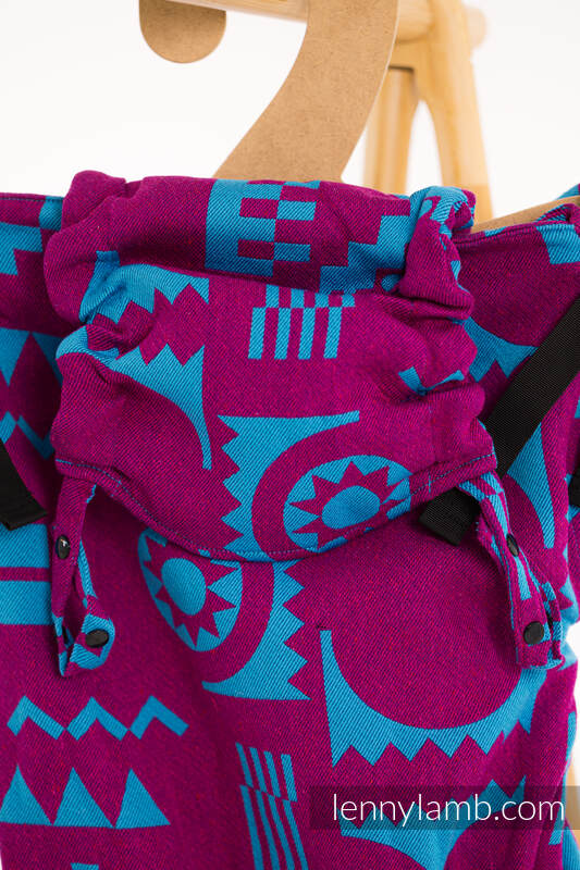 LennyPreschool Tragehilfe, Größe Preschool, Jacquardwebung (56% Merinowolle, 27% Gekämmte Baumwolle, 17% Noilseide) - EXPERIMENT no. 36  #babywearing