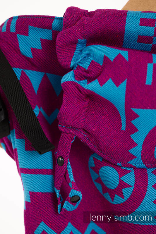 LennyPreschool Tragehilfe, Größe Preschool, Jacquardwebung (56% Merinowolle, 27% Gekämmte Baumwolle, 17% Noilseide) - EXPERIMENT no. 36  #babywearing