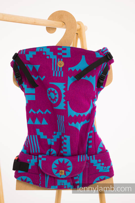 LennyPreschool Tragehilfe, Größe Preschool, Jacquardwebung (56% Merinowolle, 27% Gekämmte Baumwolle, 17% Noilseide) - EXPERIMENT no. 36  #babywearing