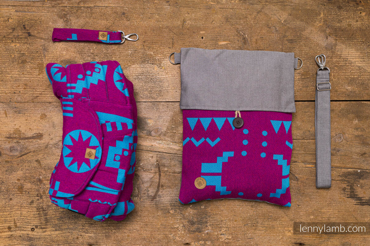 LennyPreschool Tragehilfe, Größe Preschool, Jacquardwebung (56% Merinowolle, 27% Gekämmte Baumwolle, 17% Noilseide) - EXPERIMENT no. 36  #babywearing