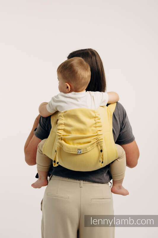 Nosidło Klamrowe Onbuhimo z tkaniny skośno-krzyżowej (79% bawełna, 21% wiskoza bambusowa), rozmiar Standard - LOLLIPOP #babywearing