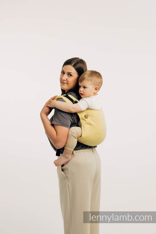 Nosidło Klamrowe Onbuhimo z tkaniny skośno-krzyżowej (79% bawełna, 21% wiskoza bambusowa), rozmiar Standard - LOLLIPOP #babywearing